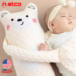🧸🌙 “El Abrazo Mágico que Duerme a tu Bebé 😍💤 | Oso de Felpa Relajante con Control Remoto & Música Calmante”