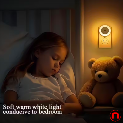 2 luces nocturnas inteligentes con sensor de luz