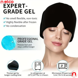 Mascarilla de ojos con compresa fría