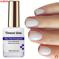 Fortalecedor de uñas Tinovo Uno Milk White de 0.41 oz