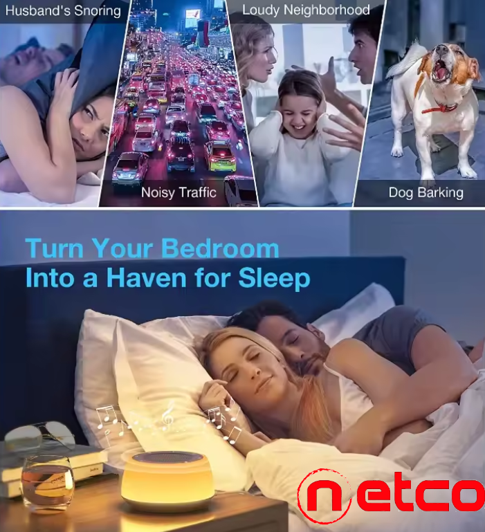Portable white noise headphones for sleeping