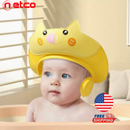 “Adiós Lágrimas en la Ducha  | Gorro Protector de Baño para Bebés ✨ Cabello Limpio sin Agua en los Ojos”