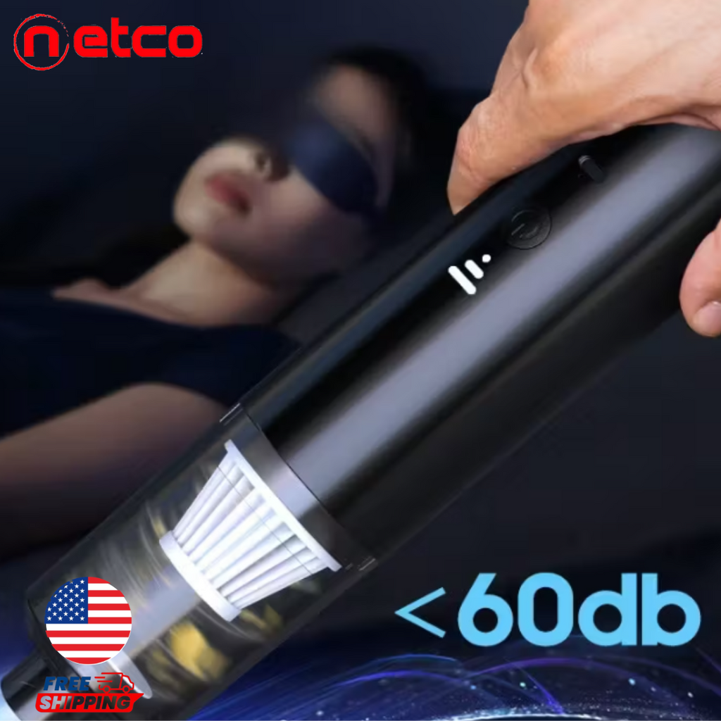 ✨ “Aspiradora de Mano Inalámbrica Súper Potente | Limpieza Profunda para Coche y Hogar en Segundos”