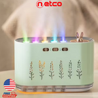 “Humidificador Ultrasónico 5 en 1 ️✨ | Aromaterapia, Luces LED Mágicas & Niebla Relajante para Hogar u Oficina”