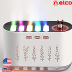 “Humidificador Ultrasónico 5 en 1 ️✨ | Aromaterapia, Luces LED Mágicas & Niebla Relajante para Hogar u Oficina”