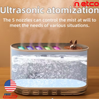 “Humidificador Ultrasónico 5 en 1 ️✨ | Aromaterapia, Luces LED Mágicas & Niebla Relajante para Hogar u Oficina”