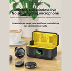 Micrófono Inalámbrico con IA – Audio profesional sin cables