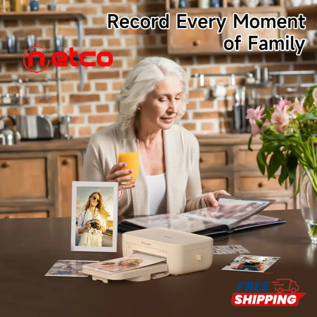 ️ Portable WiFi Photo Printer – Print Photos & AR Videos from Your Phone in Seconds ️