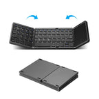 Foldable Wireless Keyboard with Touchpad