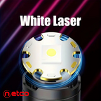 Telescopic LED Flashlight with Zoom  | Super Bright, USB Rechargeable & Long-Range Beam