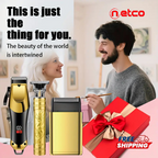 Men’s Beard & Hair Grooming Kit ✂️ | USB Rechargeable Trimmer + Electric Shaver — Precision & Style in One