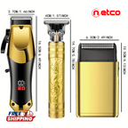 Men’s Beard & Hair Grooming Kit ✂️ | USB Rechargeable Trimmer + Electric Shaver — Precision & Style in One