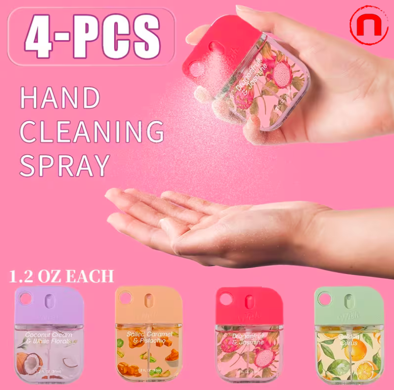 Set de perfume y espray hidratante de viaje WISH (4 pzas.)