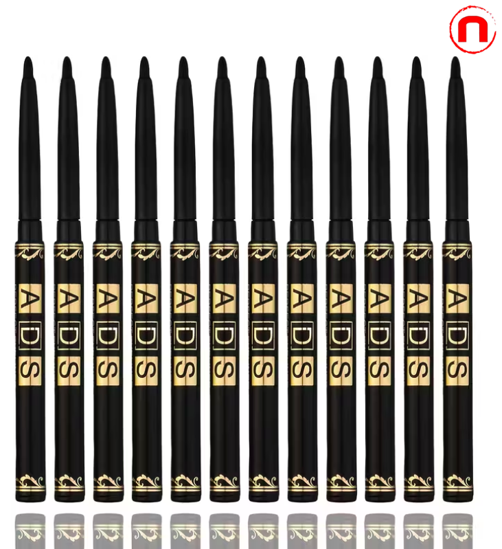 12-Piece Waterproof and Smudge-Proof Eyeliner Set