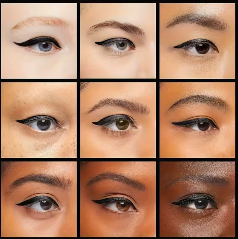 Set de delineadores de ojos de 12 piezas, a prueba de agua y manchas