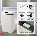 Smart Touchless Trash Can with Motion Sensor, Sealed Lid, and Odor Control Technology