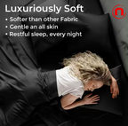 Juego de ropa de cama de bambú individual - Transpirable y suave - Fundas de almohada, sábana encimera y sábana bajera