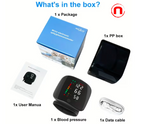 Digital Wrist Blood Pressure Monitor | LCD Display, Adjustable Cuff and Irregular Heartbeat Detection