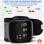 Digital Wrist Blood Pressure Monitor | LCD Display, Adjustable Cuff and Irregular Heartbeat Detection