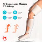 ALLJOY Leg Massager, Complete Foot and Thigh Massager with Heating