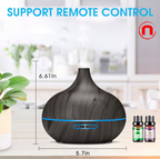 Essential Oil Diffuser with 12 Bottles of Essential Oils
