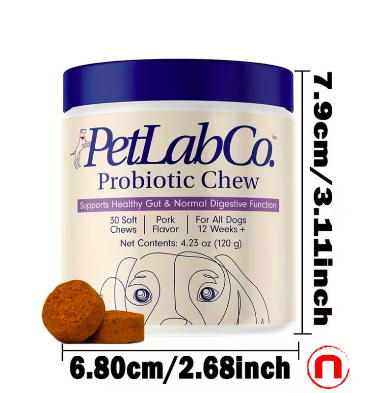 Probiotics for dogs, support for gut health