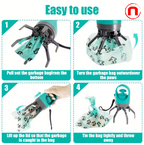 Portable Dog Poop Scooper with Bag Dispenser