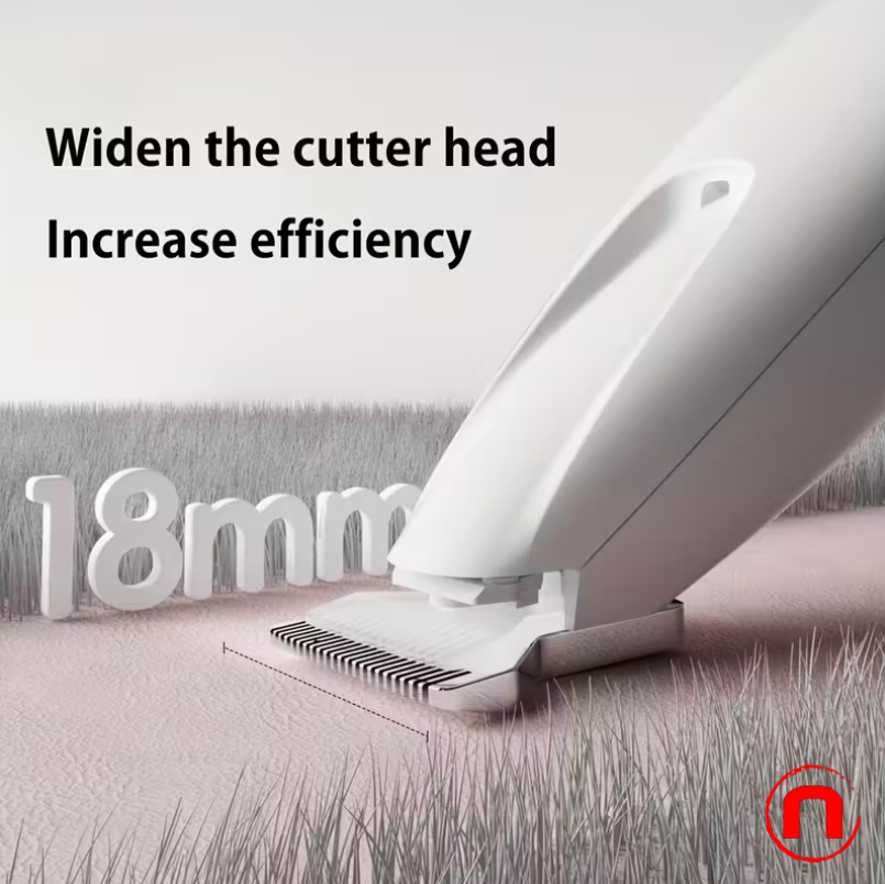 Hair Clipper and Pet Trimmer with USB Cable, Low Noise Motor, LED Light, USB