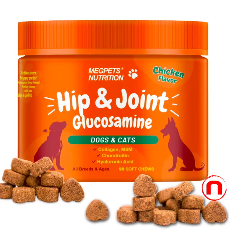 90 Soft Joint and Hip Biscuits for Dogs and Cats