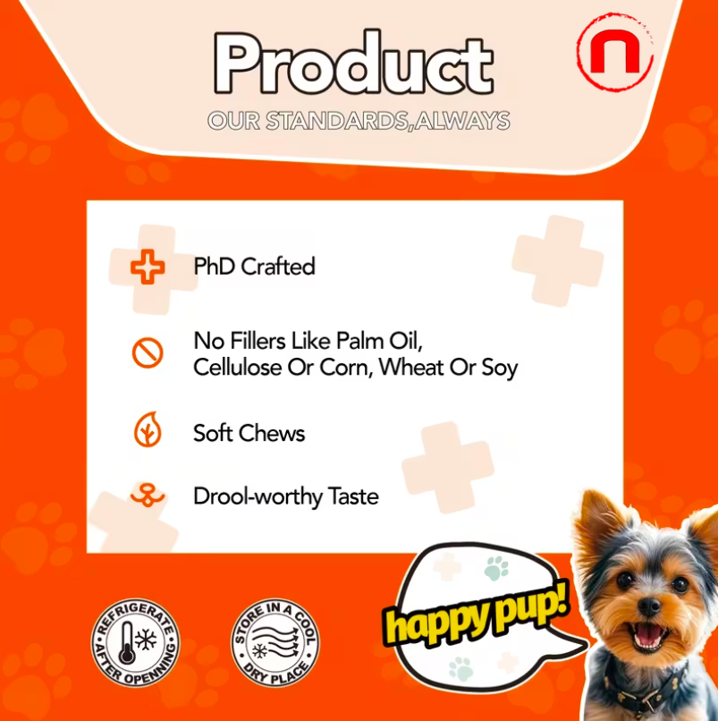 90 Soft Joint and Hip Biscuits for Dogs and Cats