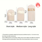 Bolsa de compresión colgante beige en 3 tamaños (90/110/130 cm)