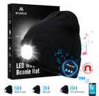 Knitted Hat with LED Lights, Knitted Hat, Musical Hat with Headphones