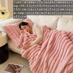 Luxury Faux Rabbit Fur Blanket Gdan Rhinoceros