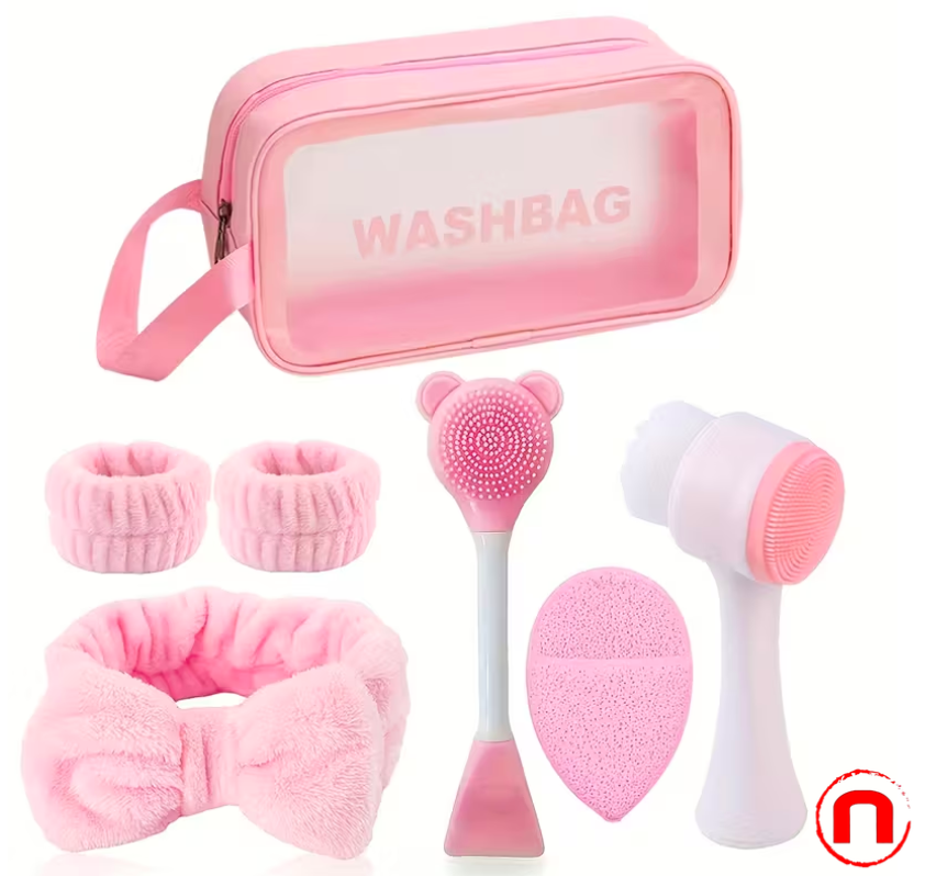 Set de 7 piezas para el cuidado facial, limpieza profunda