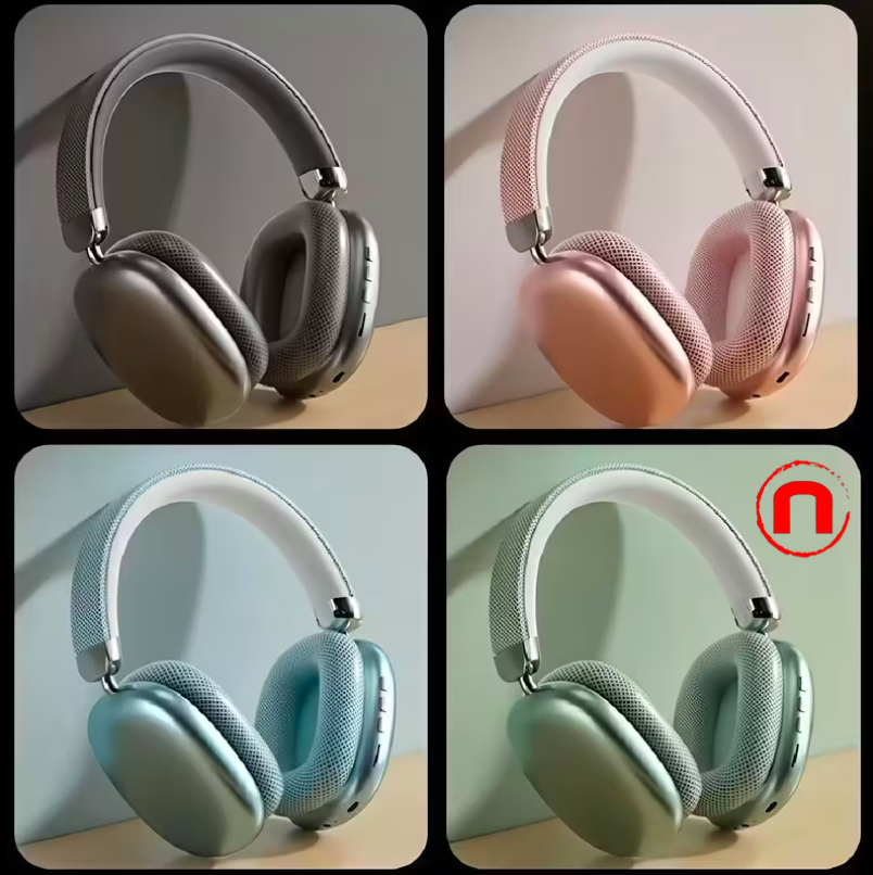 Wireless stereo headphones with noise cancellation