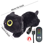 Almohadilla térmica para gato, con diseño de gato