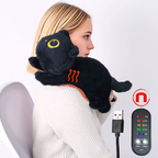 Almohadilla térmica para gato, con diseño de gato
