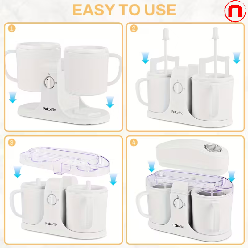 1 QT Home Ice Cream Maker - Perfect for Making Homemade Ice Cream