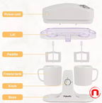 1 QT Home Ice Cream Maker - Perfect for Making Homemade Ice Cream