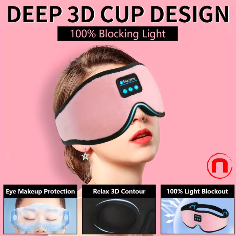 1pc Active Noise Cancelling Sleep Mask