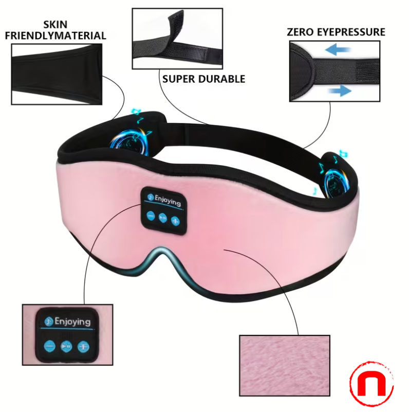 1pc Active Noise Cancelling Sleep Mask