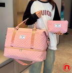 Juego de bolsas de viaje HengAi X de 4 piezas con compartimento para zapatos