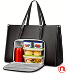 Bolso para portátil de mujer, bolso de mano para ordenador de 15,6 pulgadas
