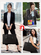 Bolso para portátil de mujer, bolso de mano para ordenador de 15,6 pulgadas