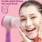 Double-Sided Manual Facial Brush Set and Headband