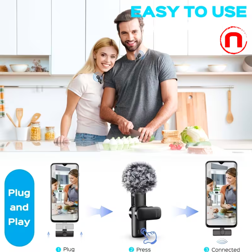 New rodless neck microphone