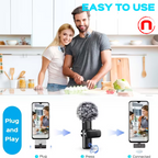 New rodless neck microphone