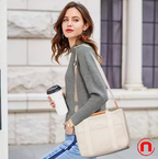 Shoulder bag with multiple pockets and large capacity