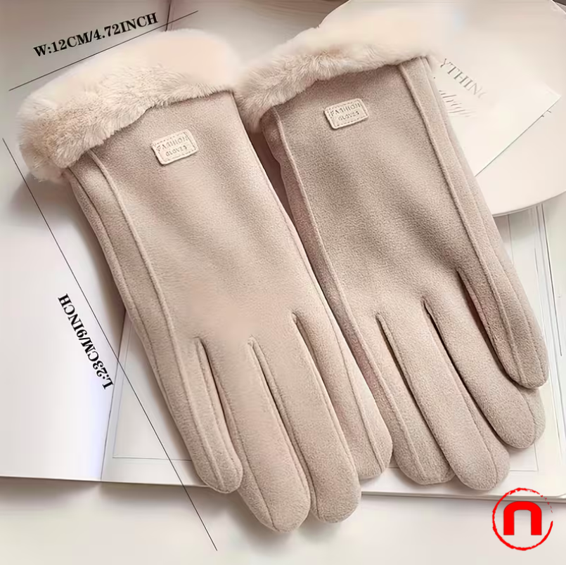 1 Pair of Elegant and Warm Gloves