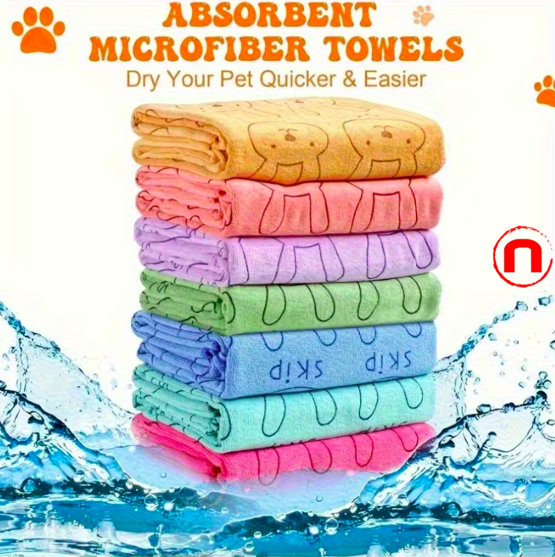 Quick-drying pet towels
